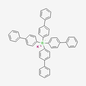 molecular formula C48H36BK B1612935 Potassium tetrakis(4-biphenylyl)borate CAS No. 400762-49-4