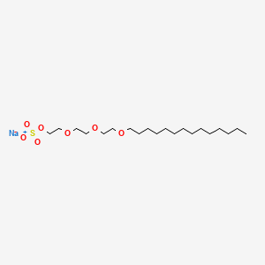 molecular formula C20H41NaO7S B1612936 Sodium myreth sulfate CAS No. 25446-80-4