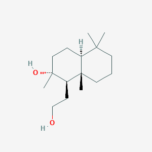 molecular formula C16H30O2 B161294 Sclareol glycol CAS No. 38419-75-9
