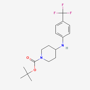 molecular formula C17H23F3N2O2 B1612943 1-Boc-4-(4-Trifluoromethyl-phenylamino)-piperidine CAS No. 401565-92-2