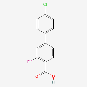4-(4-Chlorophenyl)-2-fluorobenzoic acid