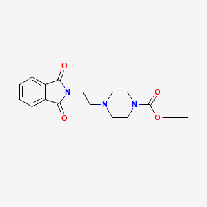 molecular formula C19H25N3O4 B1612956 Tert-butyl 4-(2-(1,3-dioxoisoindolin-2-YL)ethyl)piperazine-1-carboxylate CAS No. 227776-28-5