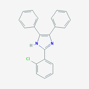 molecular formula C21H15ClN2 B161296 2-(2-Chlorophenyl)-4,5-diphenyl-1H-imidazole CAS No. 1707-67-1