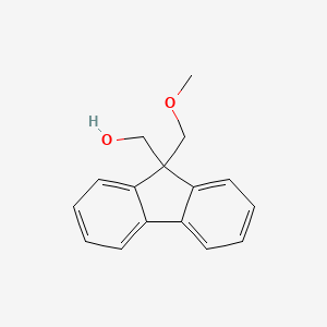molecular formula C16H16O2 B1612964 9-(Methoxymethyl)-9H-fluorene-9-methanol CAS No. 697737-74-9