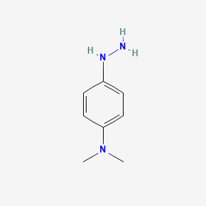 molecular formula C8H13N3 B1612966 4-Hydrazinyl-N,N-dimethylaniline CAS No. 41002-34-0