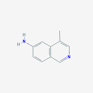 molecular formula C10H10N2 B1612967 4-Methylisoquinolin-6-amine CAS No. 347146-61-6