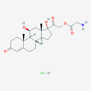 Glycine hydrochloride 21-ester with cortisol