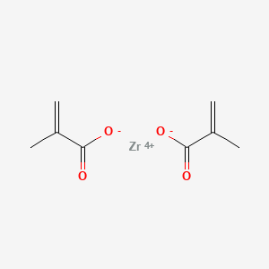 molecular formula C8H10O4Zr+2 B1612971 Zirconium(IV) dimethacrylate CAS No. 97171-79-4