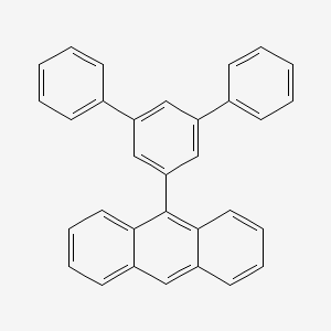 molecular formula C32H22 B1612973 9-(3,5-Diphenylphenyl)bromoanthracene CAS No. 478495-51-1