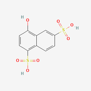 B1612977 4-Hydroxy-1,6-naphthalenedisulfonic acid CAS No. 6361-37-1
