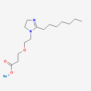 1-(Carboxyethoxyethyl)-2-heptyl-2-imidazoline sodium salt