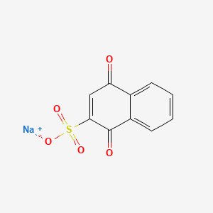 molecular formula C10H5NaO5S B1612985 sodium 1,4-dioxo-1,4-dihydronaphthalene-2-sulfonate CAS No. 7045-83-2