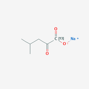Sodium;4-methyl-2-oxo(113C)pentanoate