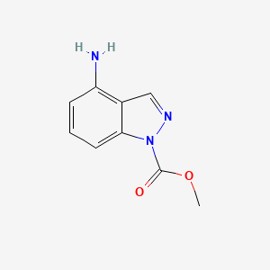 methyl 4-amino-1H-indazole-1-carboxylate