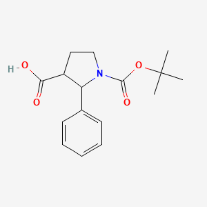 1-(Tert-butoxycarbonyl)-2-phenylpyrrolidine-3-carboxylic acid