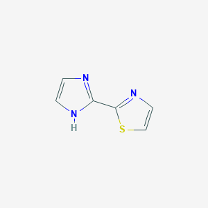 molecular formula C6H5N3S B1612999 2-(1H-imidazol-2-yl)thiazole CAS No. 438545-36-9