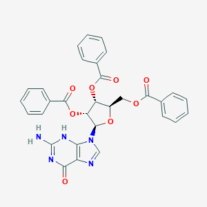 molecular formula C31H25N5O8 B016130 Guanosine 2',3',5'-tribenzoate CAS No. 66048-53-1