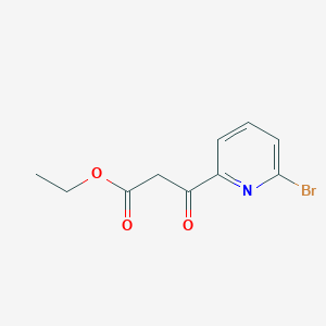 molecular formula C10H10BrNO3 B1613002 Ethyl 3-(6-bromopyridin-2-YL)-3-oxopropanoate CAS No. 916791-38-3
