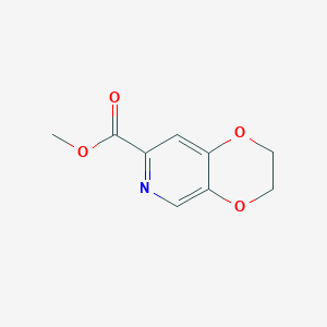 molecular formula C9H9NO4 B1613003 Methyl 2,3-dihydro-[1,4]dioxino[2,3-c]pyridine-7-carboxylate CAS No. 527681-12-5