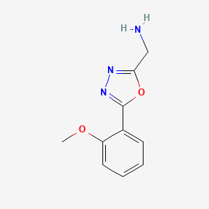 1-[5-(2-Methoxyphenyl)-1,3,4-oxadiazol-2-yl]methanamine