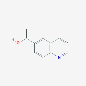 molecular formula C11H11NO B1613005 1-(喹啉-6-基)乙醇 CAS No. 880782-86-5