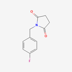 molecular formula C11H10FNO2 B1613011 1-(4-Fluorobenzyl)pyrrolidine-2,5-dione CAS No. 86386-65-4
