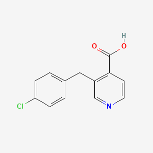 3-[(4-Chlorophenyl)methyl]-pyridine-4-carboxylic acid