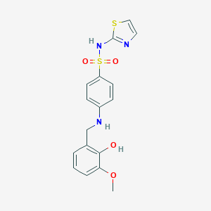 molecular formula C17H17N3O4S2 B161302 CAY10698 