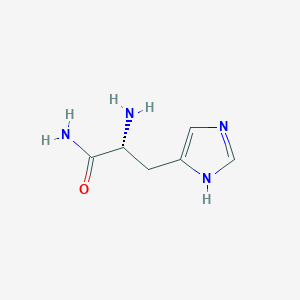 molecular formula C6H10N4O B1613020 Histidinamide, D- CAS No. 891787-99-8