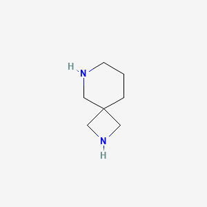 molecular formula C7H14N2 B1613023 2,6-Diazaspiro[3.5]nonane CAS No. 885482-15-5