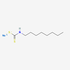 molecular formula C9H18NNaS2 B1613032 Sodium octyldithiocarbamate CAS No. 22889-65-2