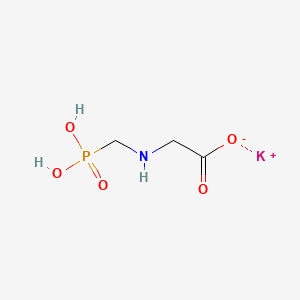 molecular formula C3H7KNO5P B1613034 Glycine, N-(phosphonomethyl)-, potassium salt CAS No. 70901-12-1