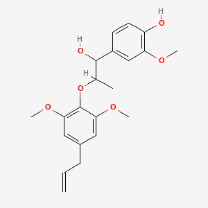 molecular formula C21H26O6 B1613040 2-(4-Allyl-2,6-dimethoxyphenoxy)-1-(4-hydroxy-3-methoxyphenyl)-1-propanol CAS No. 52190-21-3