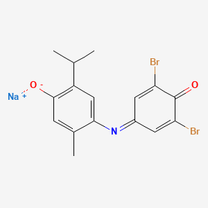 molecular formula C16H15Br2NNaO2+ B1613041 2,6-Dibromophenolindothymol sodium salt CAS No. 5415-31-6