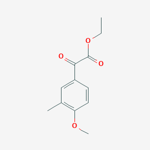 molecular formula C12H14O4 B1613055 Ethyl 4-methoxy-3-methylbenzoylformate CAS No. 859979-73-0