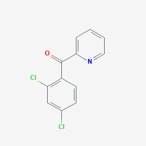 molecular formula C12H7Cl2NO B1613067 2-(2,4-Dichlorobenzoyl)pyridine CAS No. 27693-35-2