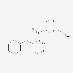 3'-Cyano-2-piperidinomethyl benzophenone