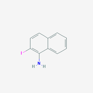 molecular formula C10H8IN B1613116 2-碘萘-1-胺 CAS No. 676267-06-4