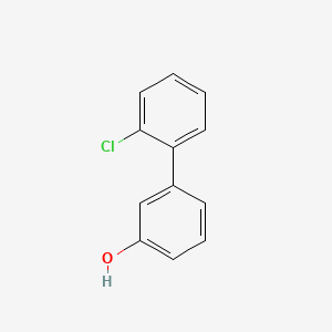 molecular formula C12H9ClO B1613123 2'-Chloro-[1,1'-biphenyl]-3-ol CAS No. 149950-34-5