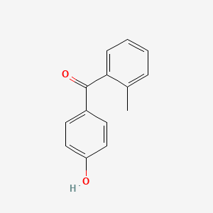 molecular formula C14H12O2 B1613124 (4-hydroxyphenyl)(o-tolyl)methanone CAS No. 52981-01-8