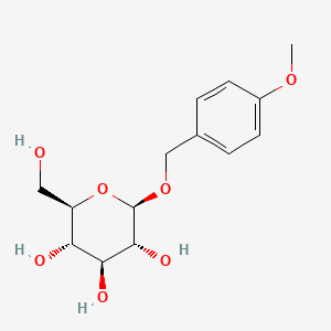 B1613129 4-Methoxybenzyl beta-D-glucopyranoside CAS No. 81381-72-8