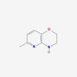 molecular formula C8H10N2O B1613130 6-Methyl-3,4-dihydro-2H-pyrido[3,2-b][1,4]oxazine CAS No. 20567-67-3