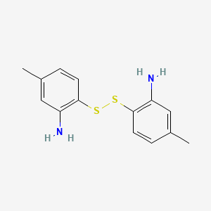 molecular formula C14H16N2S2 B1613131 6,6'-Disulfanediylbis(3-methylaniline) CAS No. 22261-57-0