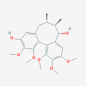 molecular formula C23H30O7 B161314 Gomisin S CAS No. 119239-49-5