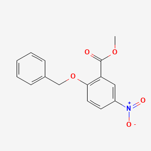 molecular formula C15H13NO5 B1613148 Methyl 2-(benzyloxy)-5-nitrobenzenecarboxylate CAS No. 508211-52-7