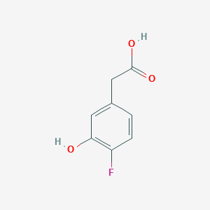 molecular formula C8H7FO3 B1613151 4-Fluoro-3-hydroxyphenylacetic acid CAS No. 31338-68-8