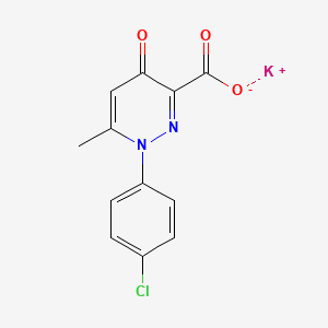 molecular formula C12H9ClKN2O3 B1613160 Fenridazon-potassium CAS No. 83588-43-6