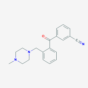 3'-Cyano-2-(4-methylpiperazinomethyl) benzophenone