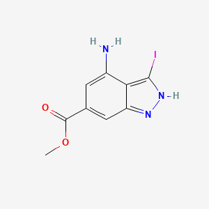 Methyl 4-amino-3-iodo-1H-indazole-6-carboxylate