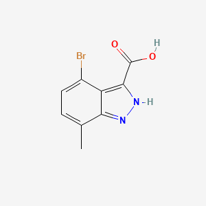 4-bromo-7-methyl-2H-indazole-3-carboxylic acid